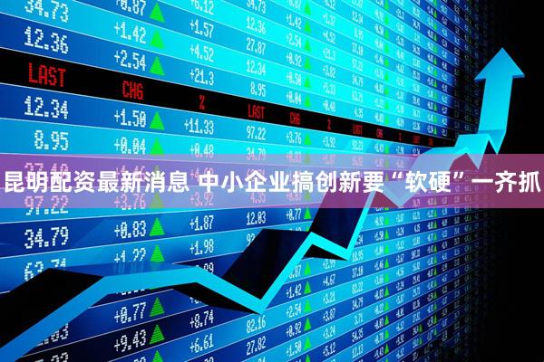 昆明配资最新消息 中小企业搞创新要“软硬”一齐抓